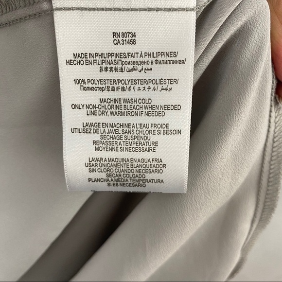 BCBGeneration Gray Skirt Pink & Green Parrot Print - Picture 8 of 8